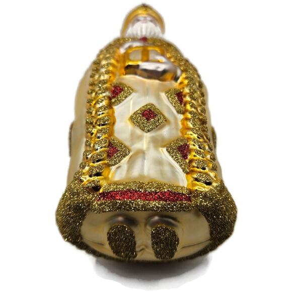 Patricia Breen Bijoux Santa Claus Red Squares Christmas Tree Holiday Ornament - Picture 10 of 10